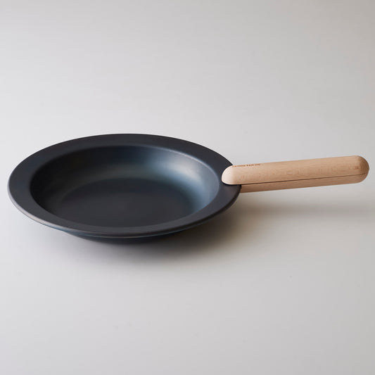 Large Size Frying Pan & Beech Handle Set