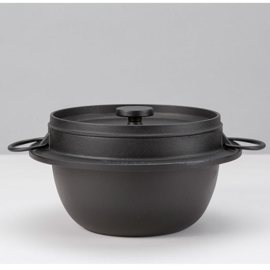 Cast Iron Pot - Kama Cooking Pot with lid
