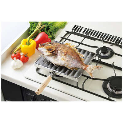 Grill Net Yakijouzu with one handle