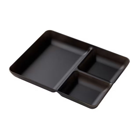 Lunch Plate Rectangle Black