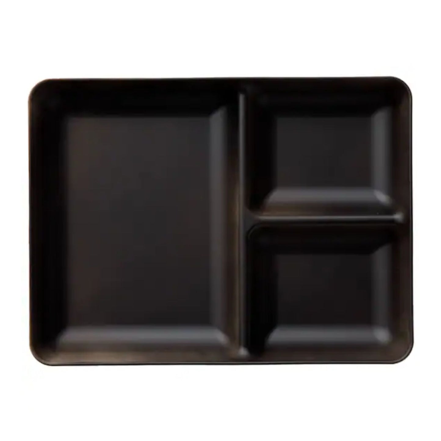 Lunch Plate Rectangle Black