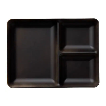 Lunch Plate Rectangle Black