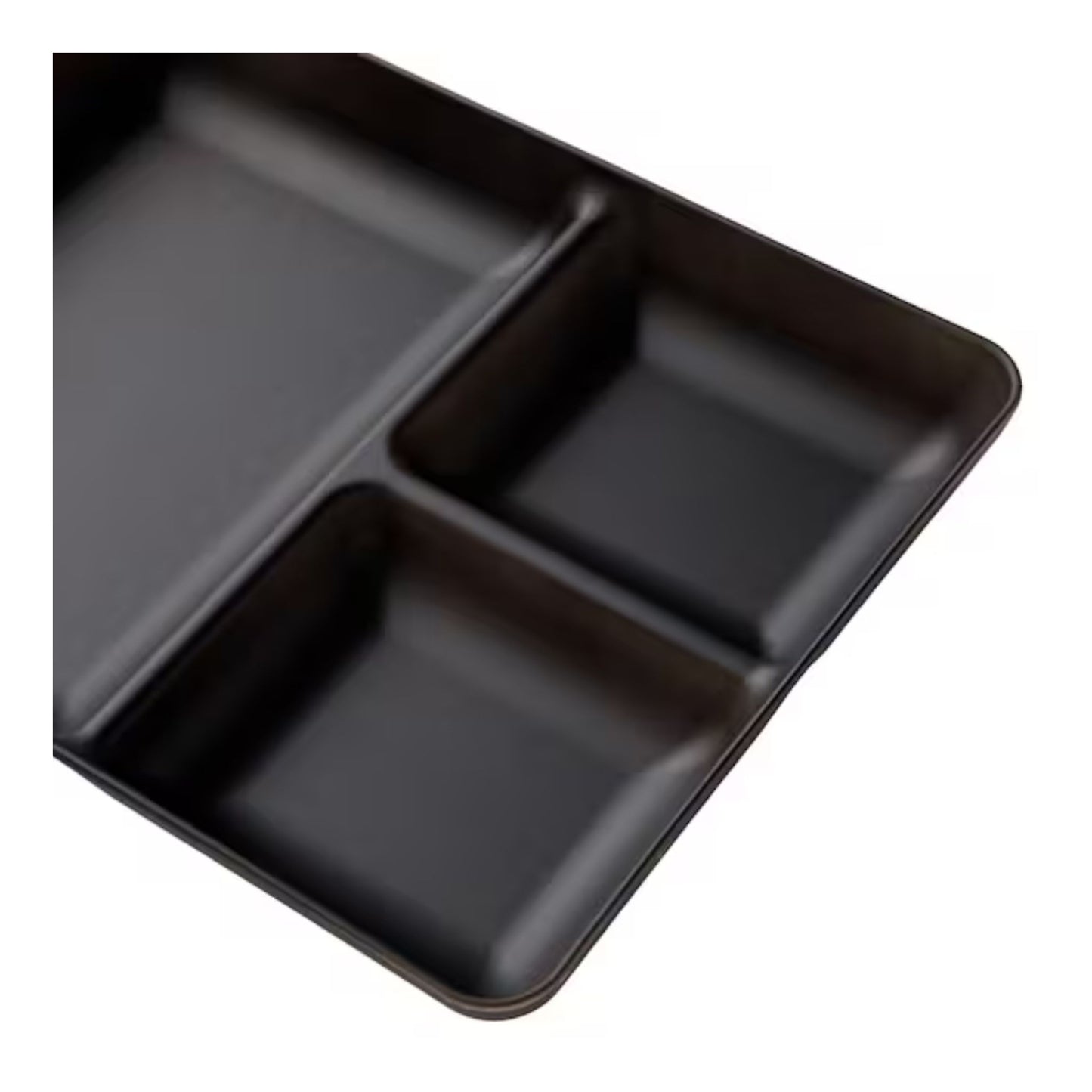Lunch Plate Rectangle Black