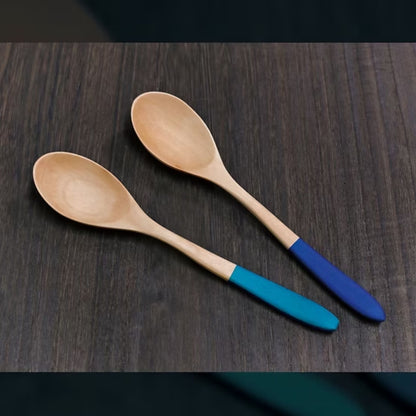 Spoon Wooden Blue