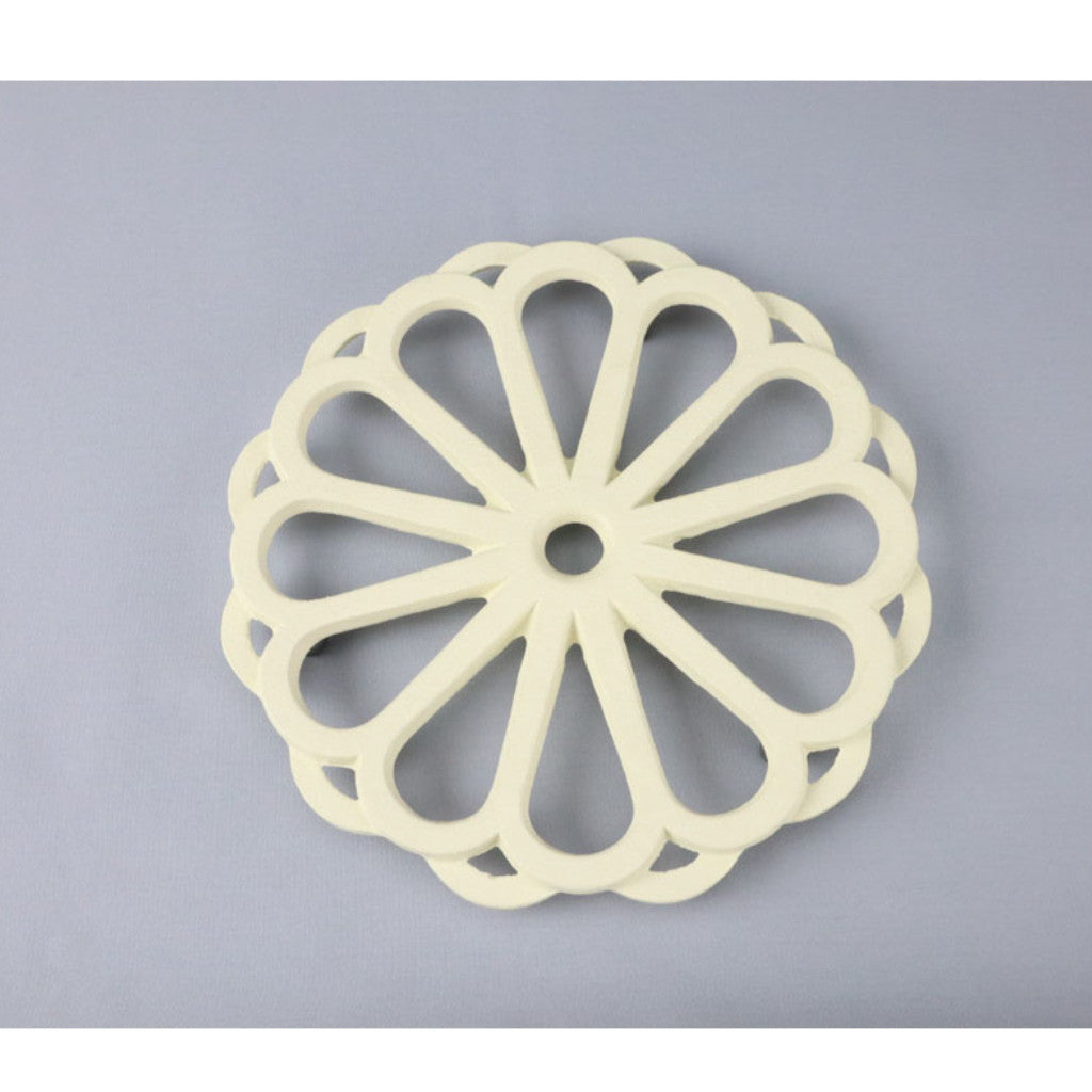 Cast Iron Trivet - Kiku Beige