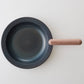 Large Size  Frying Pan & Walnut Handle Set