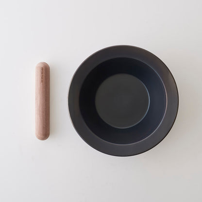 Medium Size Deep  Frying Pan & Walnut Handle Set