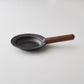 Small Size  Frying Pan & Walnut Handle Set