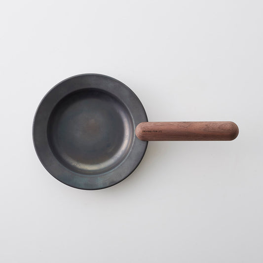 Small Size  Frying Pan & Walnut Handle Set