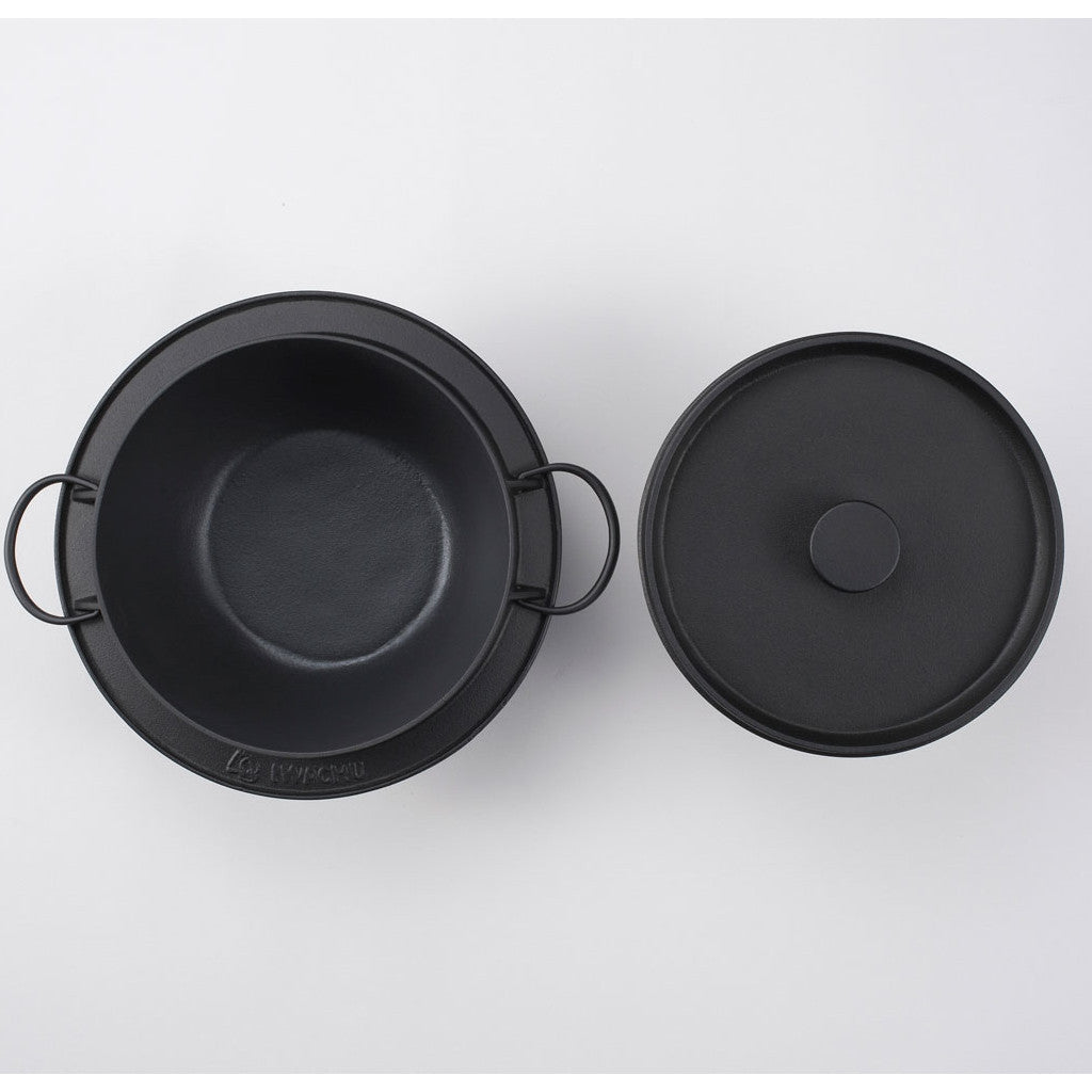 Cast Iron Pot - Kama Rice Cooking Pot with lid