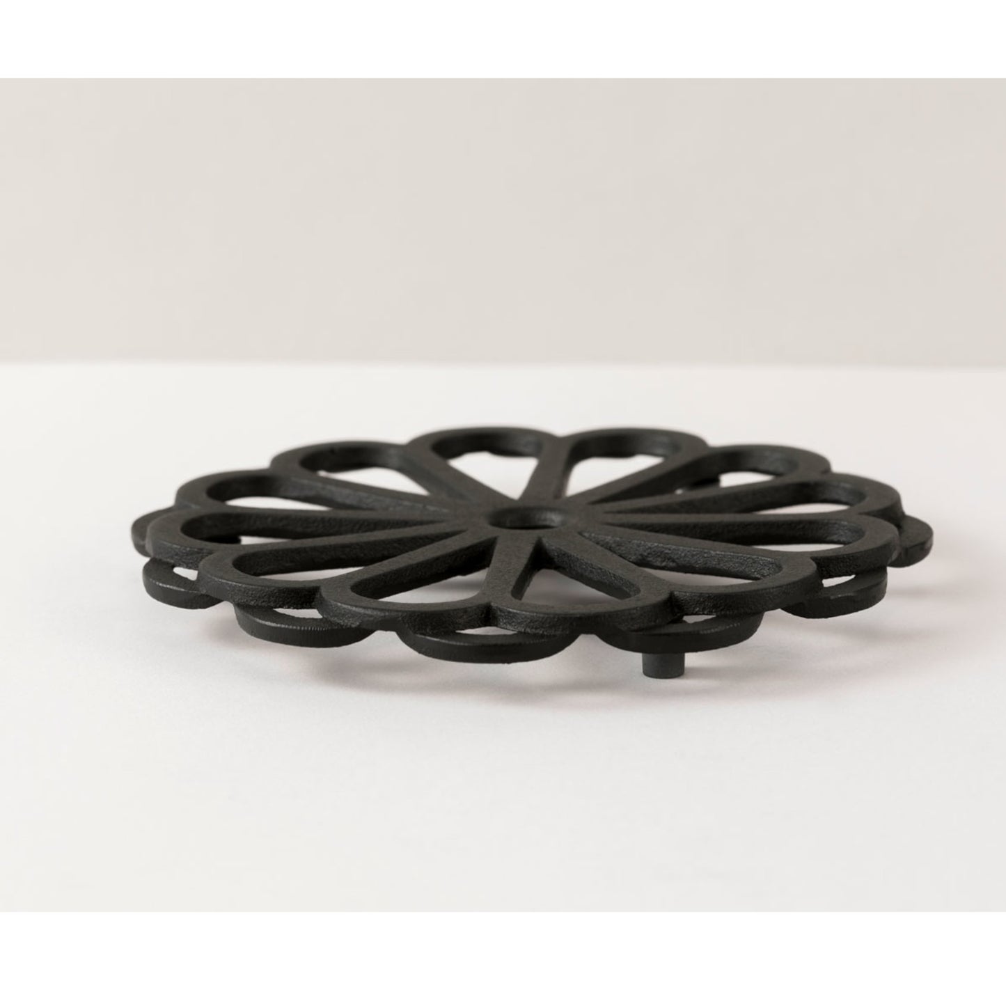 Cast Iron Trivet - Kiku Black